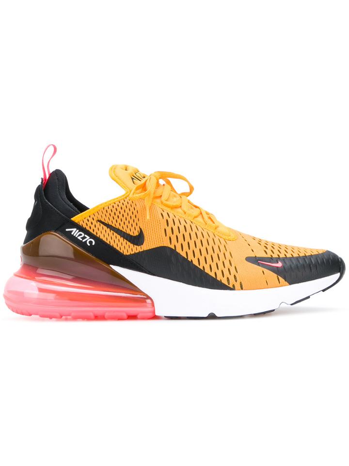 Nike Air Max 270 Sneakers - Yellow & Orange