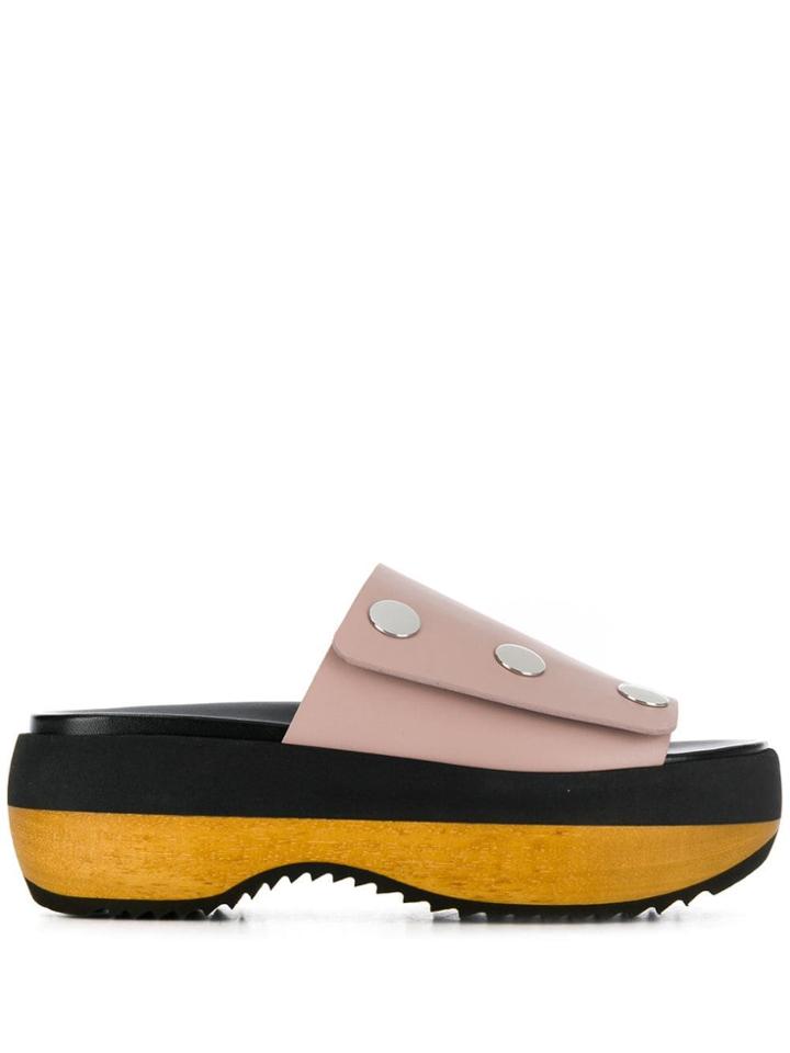Marni Platform Sliders - Pink