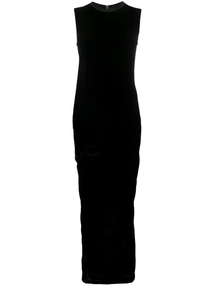 Rick Owens Long Sleeveless Gown - Black