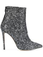 Marc Ellis Glitter Ankle Boots - Black