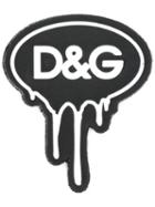 Dolce & Gabbana Dripping Logo Patch - Black