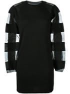 Mm6 Maison Margiela Semi-sheer Sleeve Sweater Dress