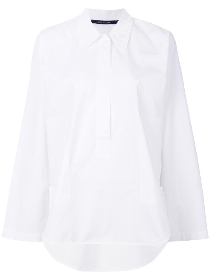 Sofie D'hoore Patch Detail Shirt - White