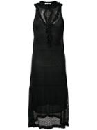 Altuzarra Knitted Flared Midi Dress - Black