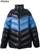 Raf Simons Oversize Down Jacket, Men's, Blue, Feather Down/nylon