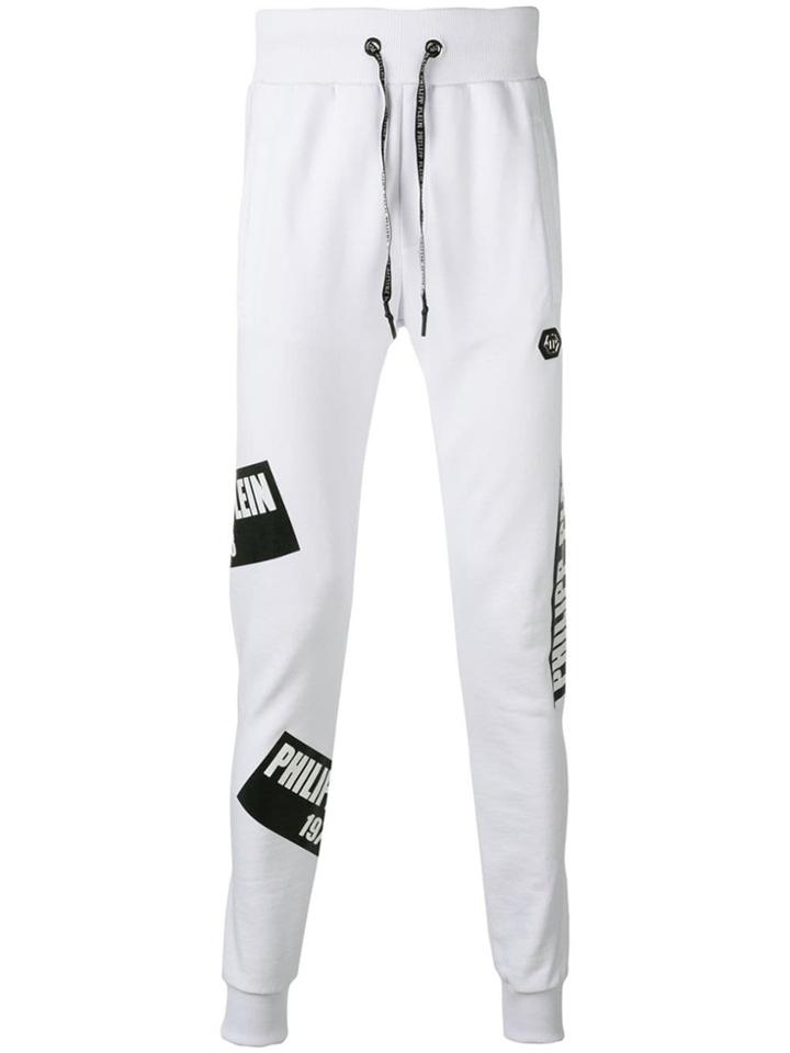 Philipp Plein Printed Track Pants - White