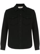 Egrey Chest Pockets Shirt - Black