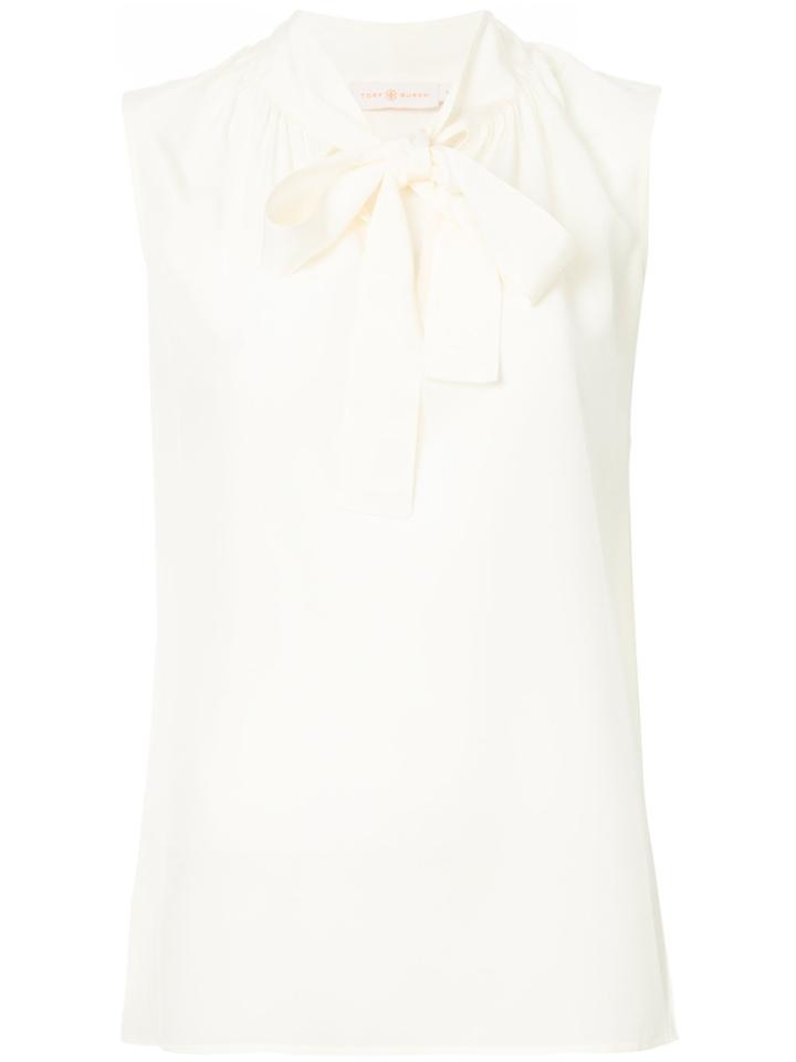 Tory Burch Pussy-bow Blouse - White