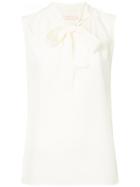 Tory Burch Pussy-bow Blouse - White