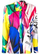 Versace The Clash Print Shirt - Blue