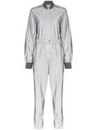 Kirin Reflective Bomber Jumpsuit - Silver