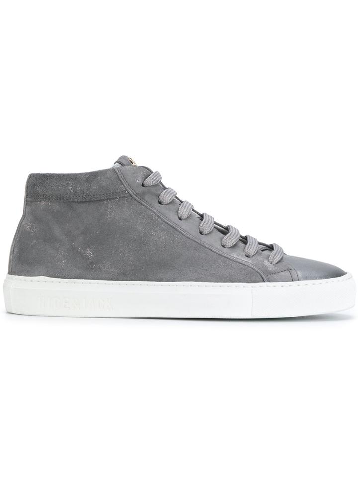 Hide & Jack Hi-top Nevada Sneakers - Grey