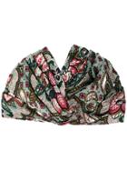 Gucci Geometric Floral Jacquard Headband - Green