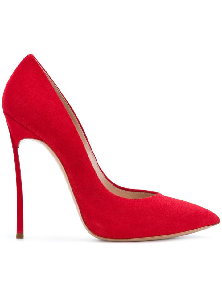 Casadei Blade Pumps - Red