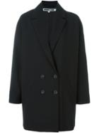 Mcq Alexander Mcqueen 'kimono' Coat, Women's, Size: 38, Black, Polyester/spandex/elastane/viscose/wool
