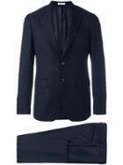 Boglioli Embroidered Formal Suit, Men's, Size: 50, Blue, Acetate/cupro/virgin Wool
