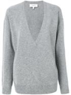 Carven V-neck Sweater - Grey