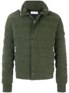 Saint Laurent Quilted Padded Jacket - Green