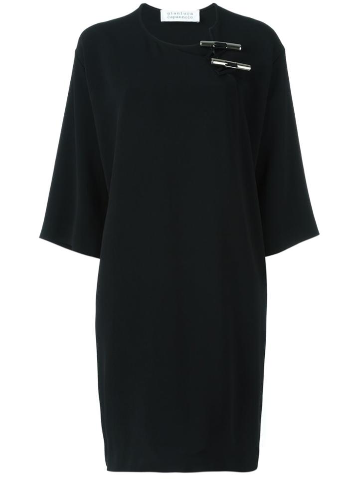 Gianluca Capannolo Button Detail Dress - Black