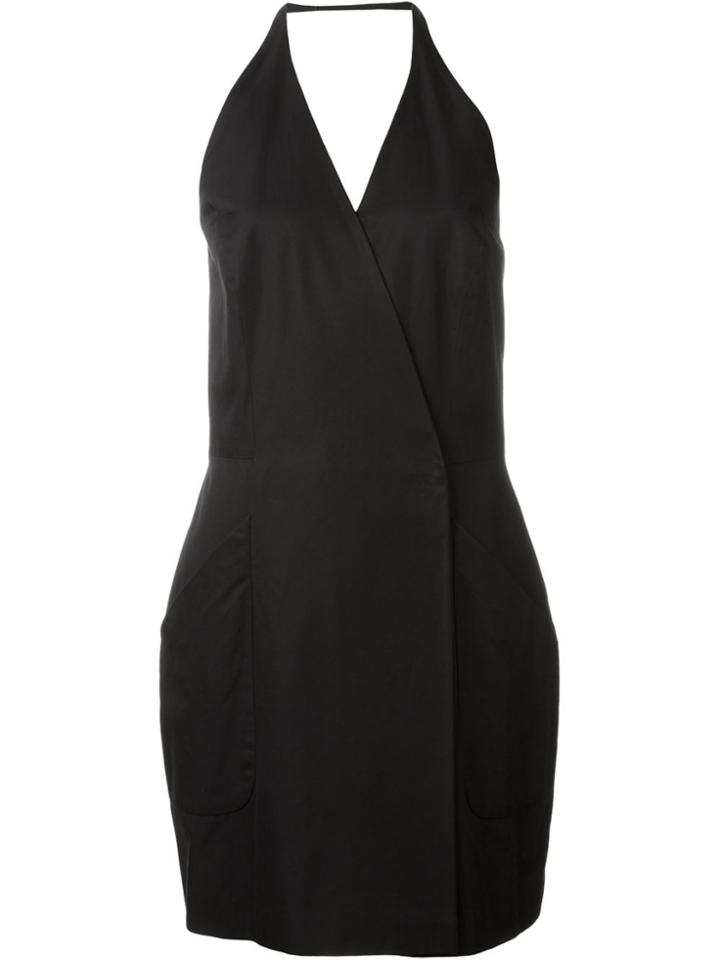 Stephen Sprouse Vintage Halterneck Dress - Black