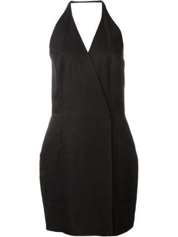 Stephen Sprouse Vintage Halterneck Dress - Black