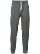 Brunello Cucinelli Drawstring Track Pants, Men's, Size: Large, Grey, Cotton