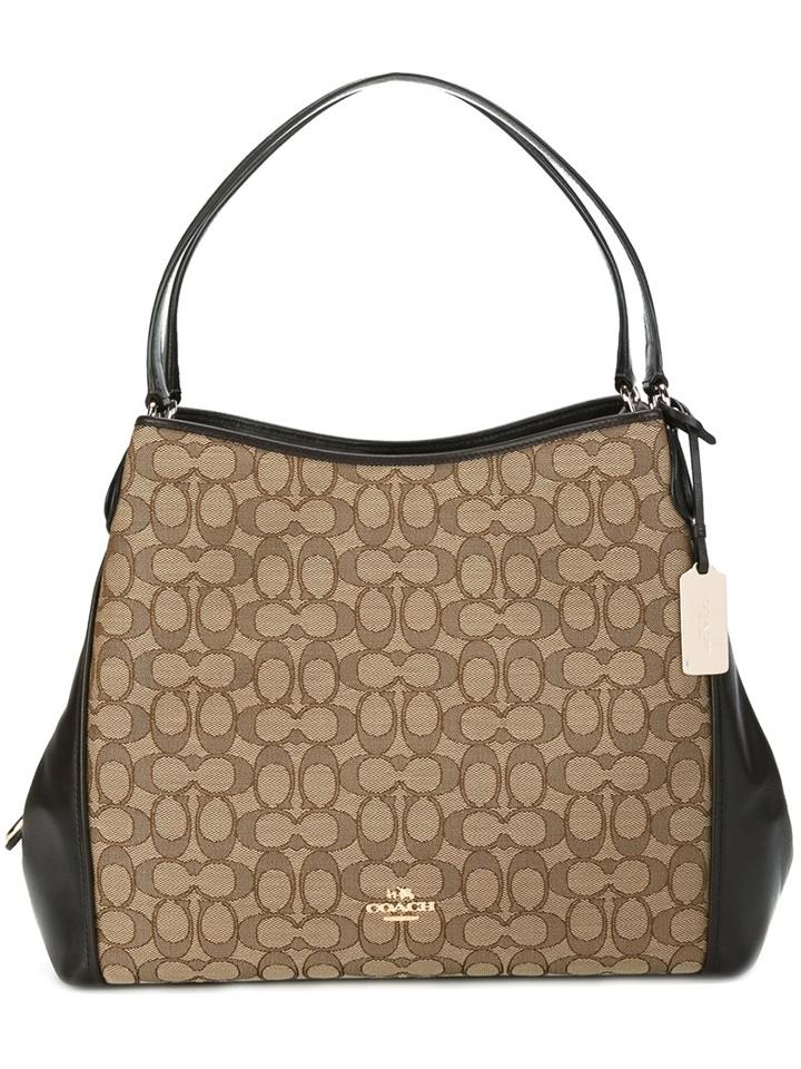 Coach Double Handles Shoulder Bag, Women's, Brown