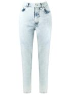 Amapô High Waisted Skinny Jeans, Women's, Size: 40, Blue, Cotton/elastodiene