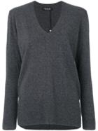 Twin-set V-neck Sweater - Grey