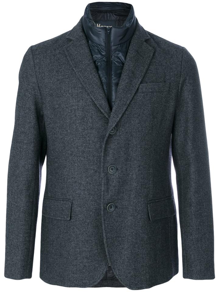 Herno Button-down Blazer - Grey