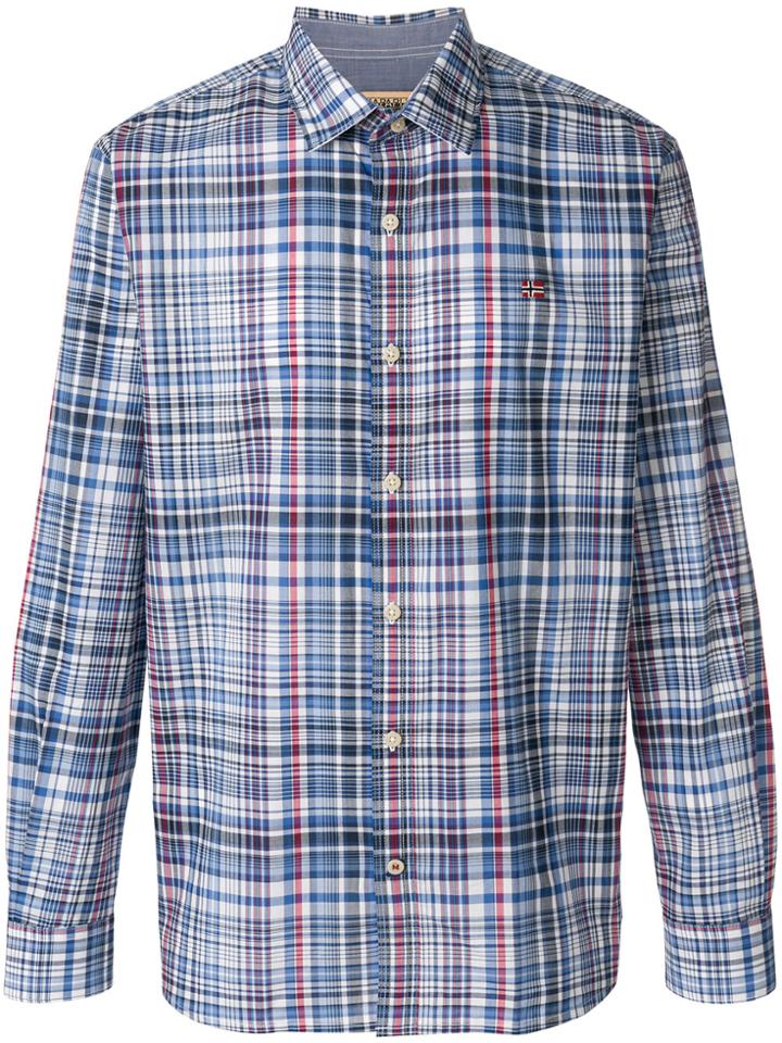 Napapijri Checked Shirt - Blue