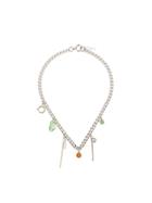 Justine Clenquet Anane Charm Necklace - Gold