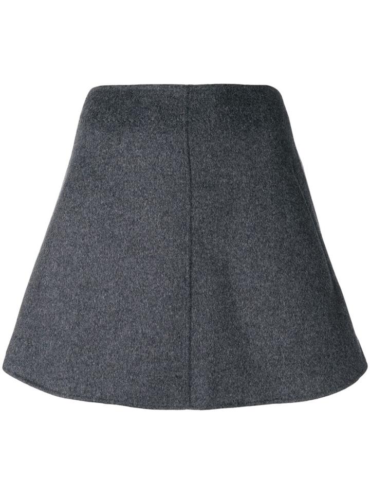 Carven High Waist Skirt - Grey