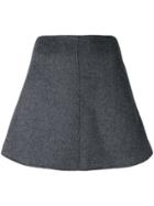 Carven High Waist Skirt - Grey