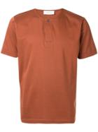 Cerruti 1881 Short Sleeves Buttoned T-shirt - Brown