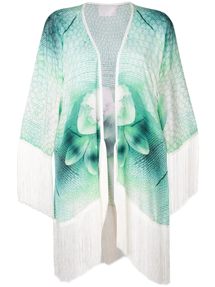 Athena Procopiou Gypsy Eyes Kimono Coat - Green