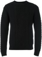 Edwin 'united' Jumper, Men's, Size: Large, Black, Cotton/acrylic/polyamide/other Fibers