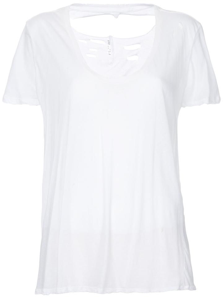 Unravel Project - Classic T-shirt - Women - Cotton - Xs, Women's, White, Cotton