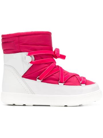 Moncler Platform Snow Boots - White