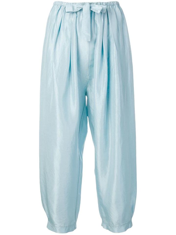 Forte Forte Celeste Cropped Trousers - Blue