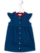 Gucci Kids Web Collar Denim Dress, Girl's, Size: 18-24 Mth, Blue