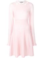 Temperley London Bliss Sleeved Dress - Pink & Purple