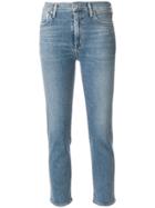 Citizens Of Humanity Five Pocket Cropped Jeans - Blue