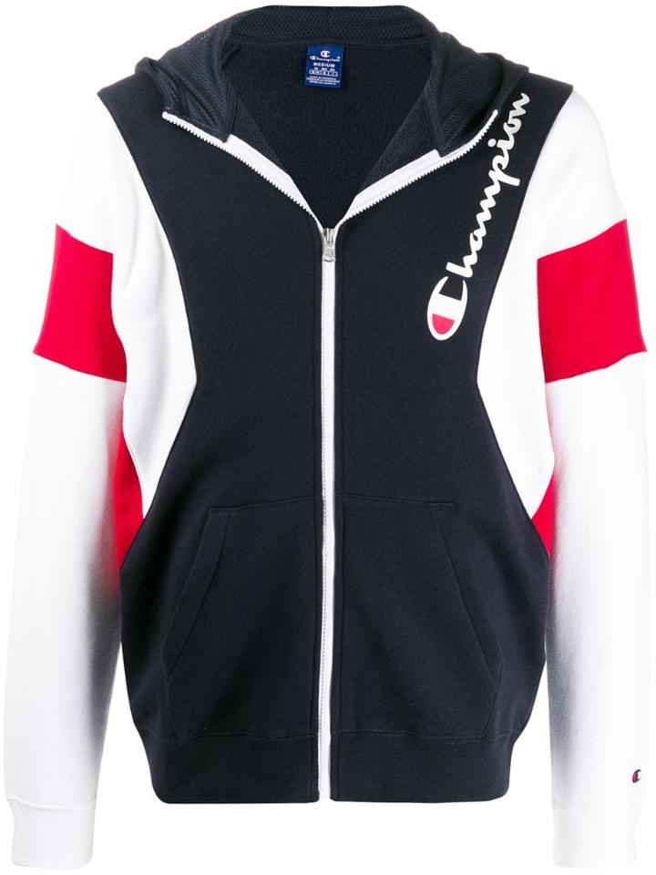 Champion Colour Block Hoodie - Blue