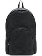 Alexander Mcqueen Skull Jacquard Backpack - Black