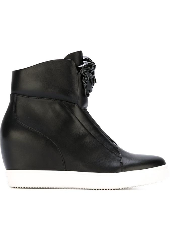 Versace Medusa Concealed Wedge Boots