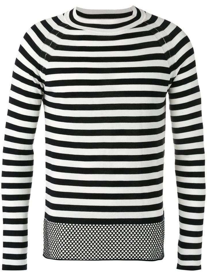 Marc Jacobs Striped Top, Men's, Size: Xl, White, Cotton