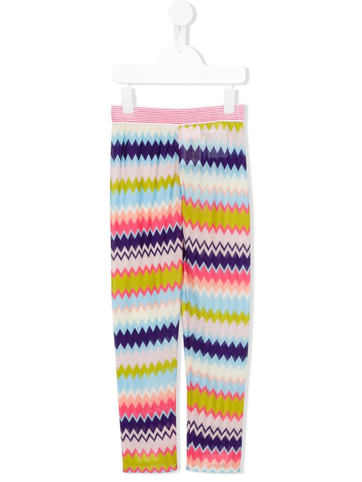 Missoni Kids Striped Trousers, Girl's, Size: 6 Yrs
