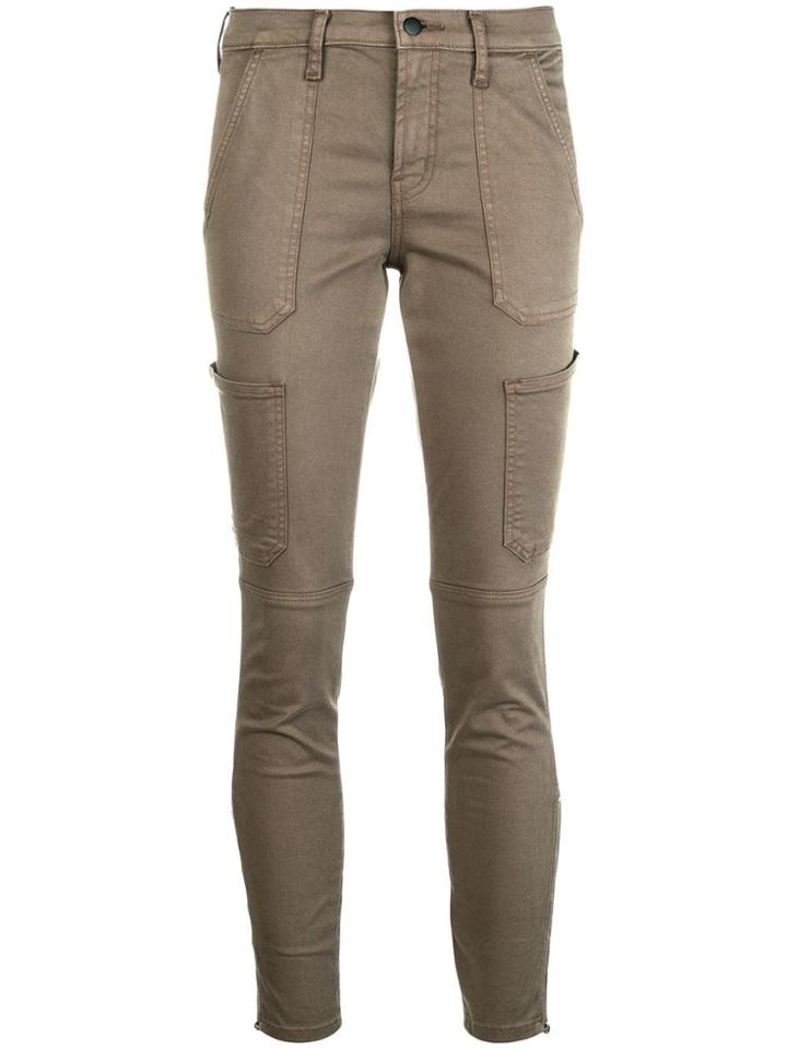 J Brand Skinny Pocket Trousers - Brown