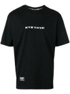 Ktz - Chest Print T-shirt - Men - Cotton - S, Black, Cotton